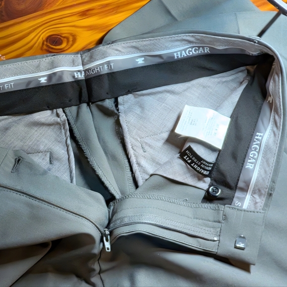 Haggar Gray Dress Pants - Picture 5 of 6